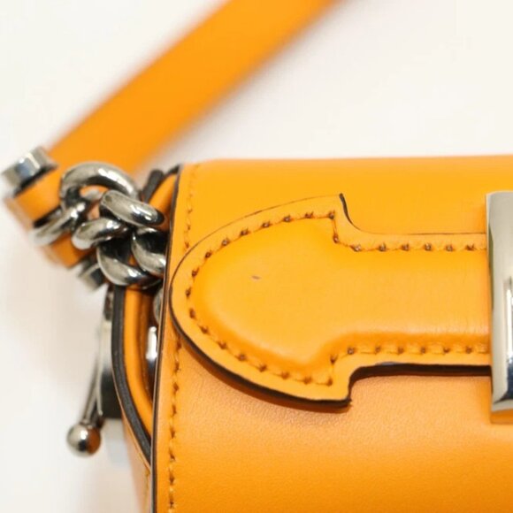 Gucci Petite GG Mini Shoulder Bag Orange Leather 739722 AABSG 7603 - Picture 8 of 16